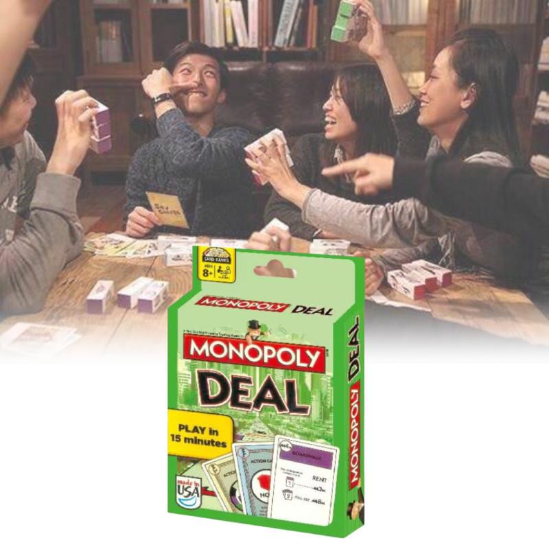 Monopoly Deal Card Game Family Classic With Fast Dealing And Fun Strategy Play