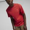 Puma Mmq Solid Color Round Neck Pullover Casual Short Sleeve T-Shirt Men Tops Red 624009-24