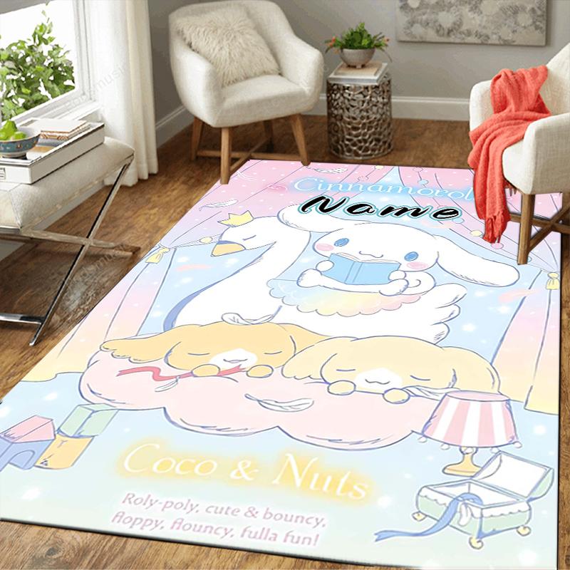 Custom 1Pc Pochacco'S Sweet Ice Cream Adventure Rug Office Carpet Indoor Outdoor Entrance Doormat Nonslip Soft And Comfortable Living Room D2915309