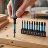 Hex-Shank Screwdriver Drill Bits Magnetic Impact Torx Bit Set S2 Steel Star Driver Bits with Holders for Electric Drill Tools