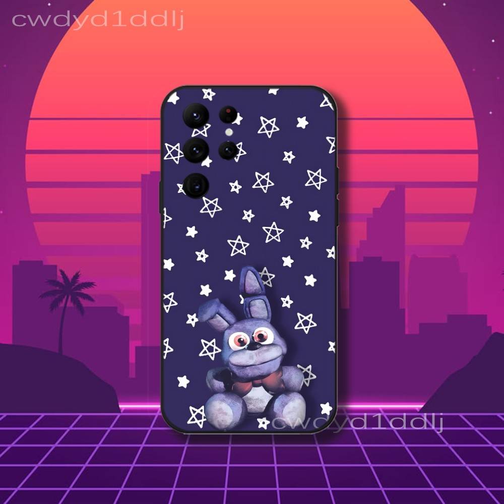 

Fnaf Five-nights-At-Freddys Phone Case For Samsung S10,S21,FE,S21 ,S26,S25,S24,S23,Ultra,S9,S22,Plus Black Shell Cover Samsung S22ULTRA5G
