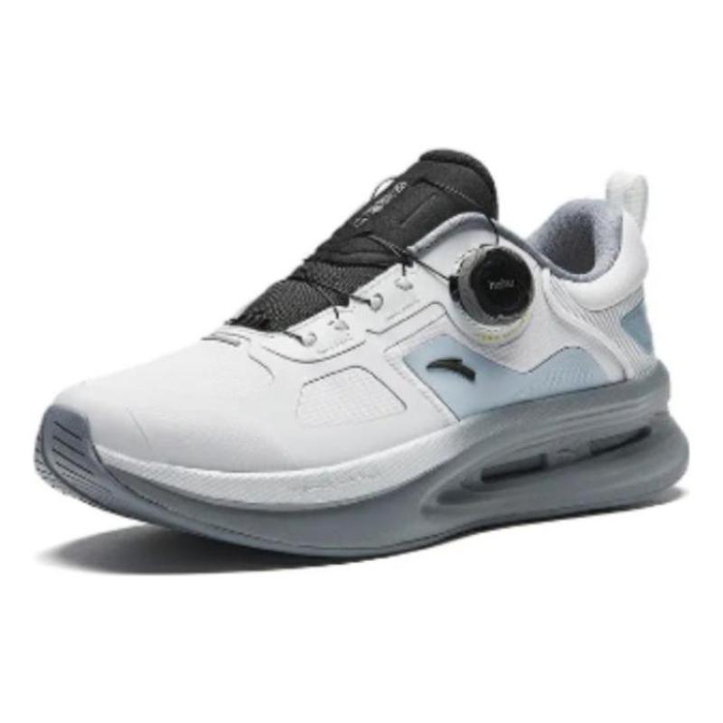 Anta Cushioning, Wear Resistant Low top Training Shoes Men's Gray Blue Sneakers 112417711-2