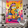Wall TapestryGarfield Cartoon Art Hanging Cloth Decorative Background Cover for Room Decoration