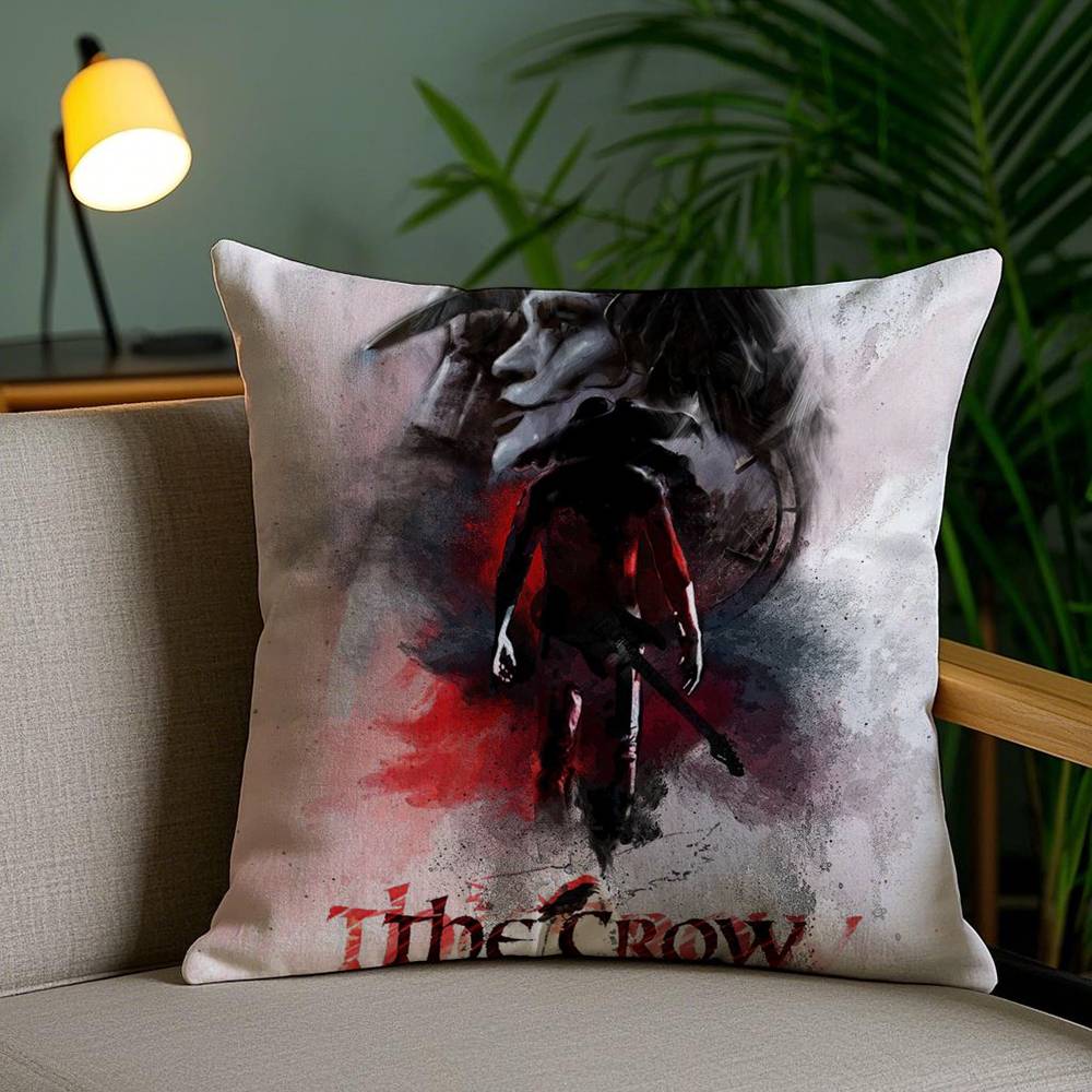 Pillow Case R-Raven C-Crow Movie Sofa Short Plush Double-sided HD Printing Room Home Office Gift Cushion Cover