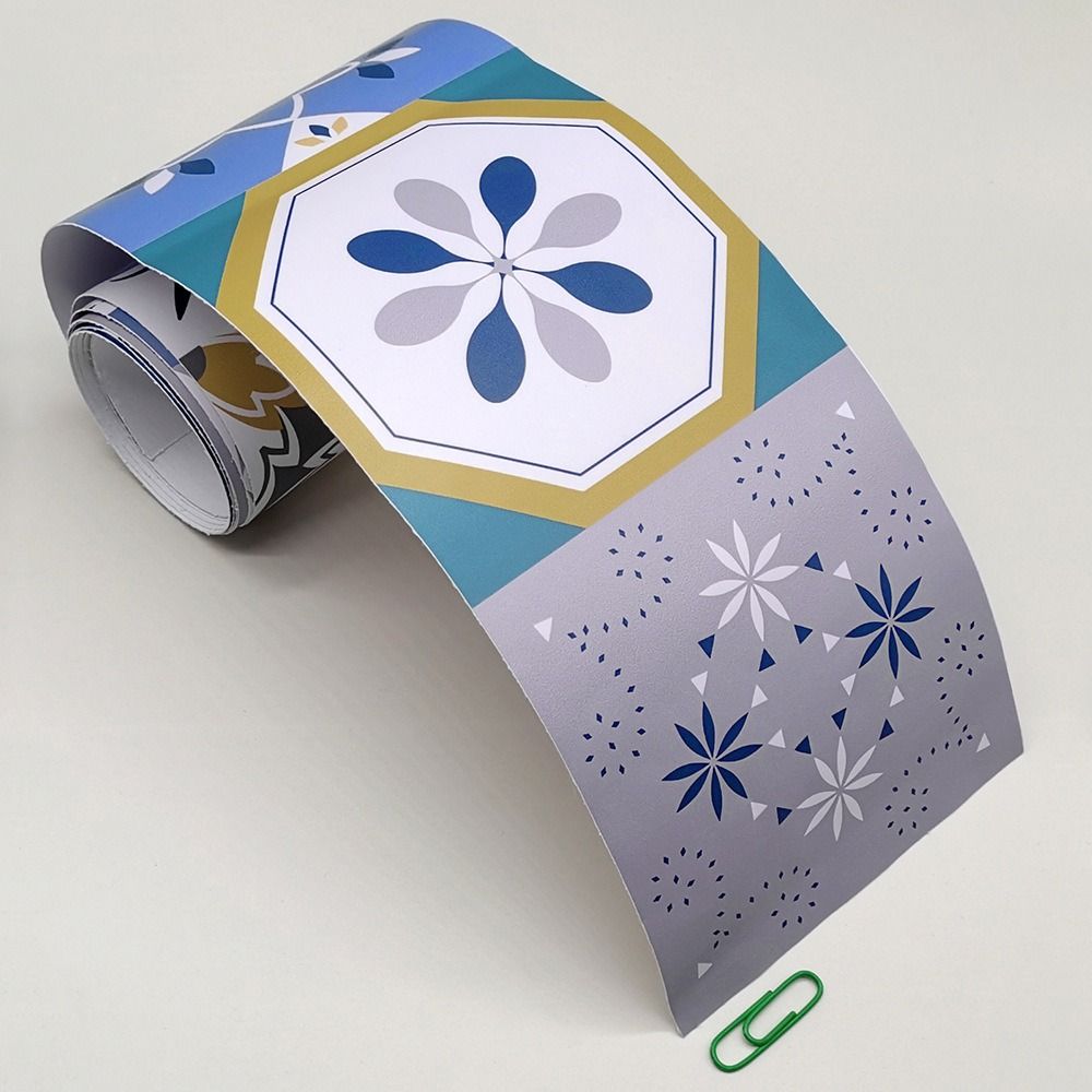 Waterproof Waist Line Self Adhesive Borders Trim Line Baseboard Wallpaper Kitchen