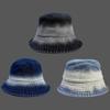 Female Gradual Change Sunscreen Washed Denim Bucket Hat Washed Sun Hat Outdoor Casual Versatile Show Face Small Men's and Women's Hats