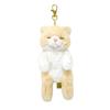 Sunlemon Knee Cat Sleeping Keychain CR 8 X 10 X 24cm Bag Charm Keychain Cute Animal Cat P-1943
