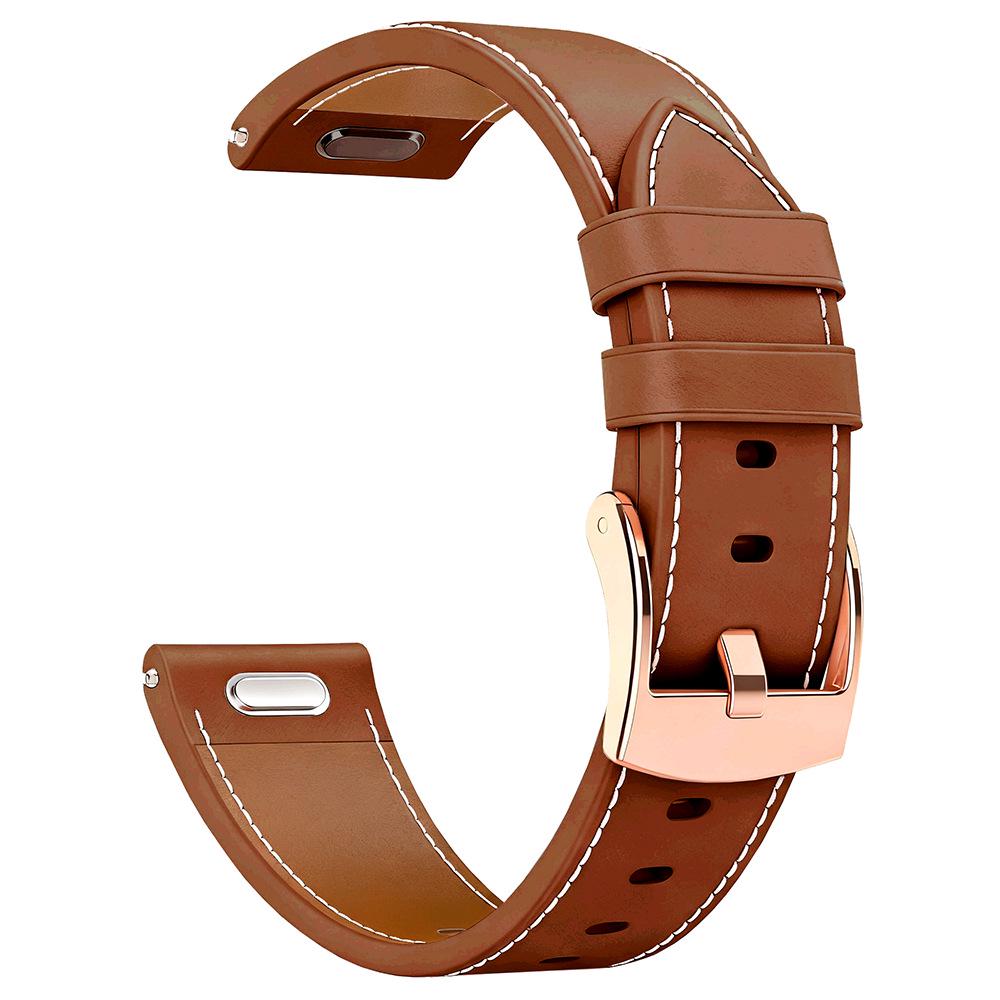 Huawei GT Series Leather Watch Band, Rose Gold Buckle, 18mm Universal Size