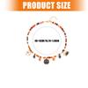Festive Halloweens Necklace Featuring Spiders Designs Alloy Chain With Crystals Embellishments for Costume Accessories