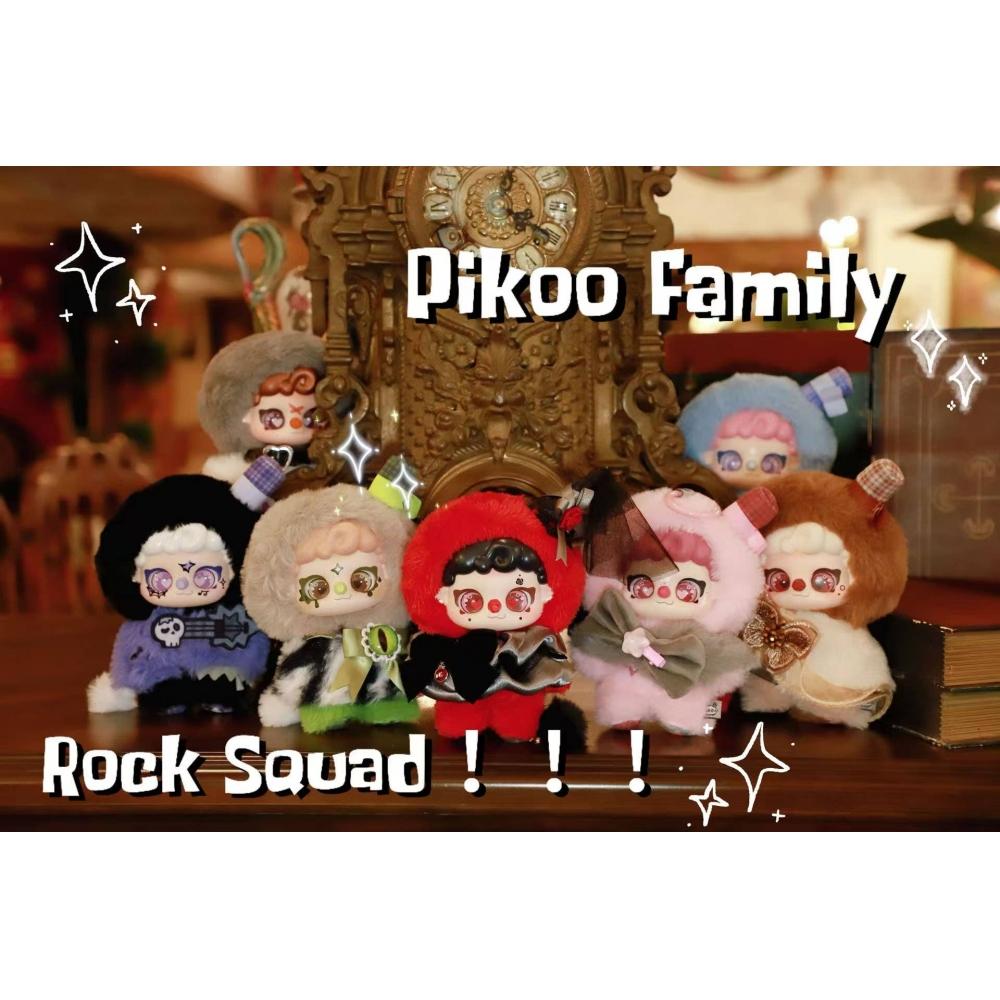 

Null Pikoo Pupu Rock Squad Series Trading Plush 1box 6pcs