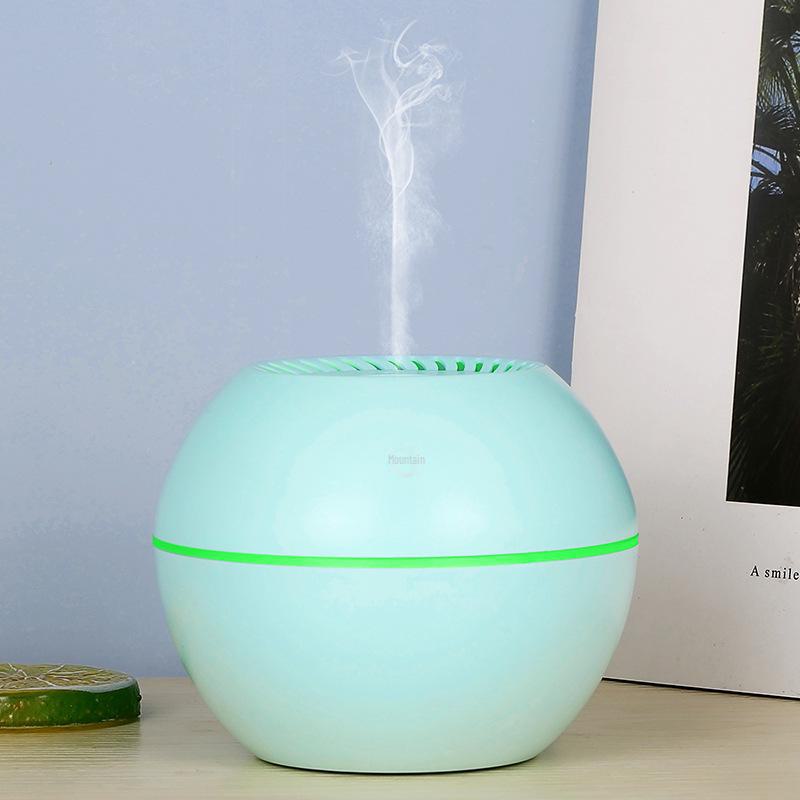Creative USB Fog & Wood Grain Aromatherapy Humidifier with Custom Logo Option