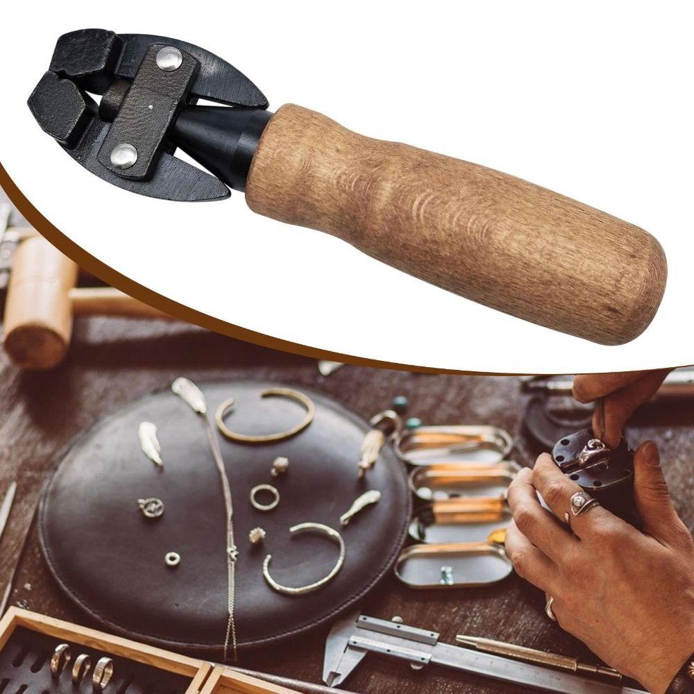 Hollow Handle Hand Vise Non Slip Metal Forming Tool Forming Tool Clamping Tool  Watch Making