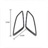 2x Carbon Fiber Dashboard Air Vent Outlet Cover Trim For Mazda 3 Axela 2014-2018