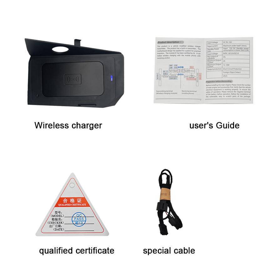 

Новый! Беспроводное зарядное устройство 15 Вт, специальная встроенная панель быстрой зарядки QI для телефона, автомобильные аксессуары для Chevrolet Cavalier ONIX 2025 2025