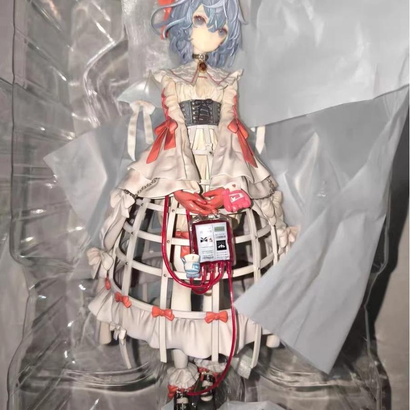 Touhou Project Remilia Scarlet Winged Anime Figure Short Hair Vampire Girl Statue Collectible Desktop Decoration For Anime Fans