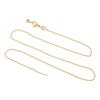 Versatile Adjustable Gold Round Bead Necklace for Women – DIY Threading All-Match Chain