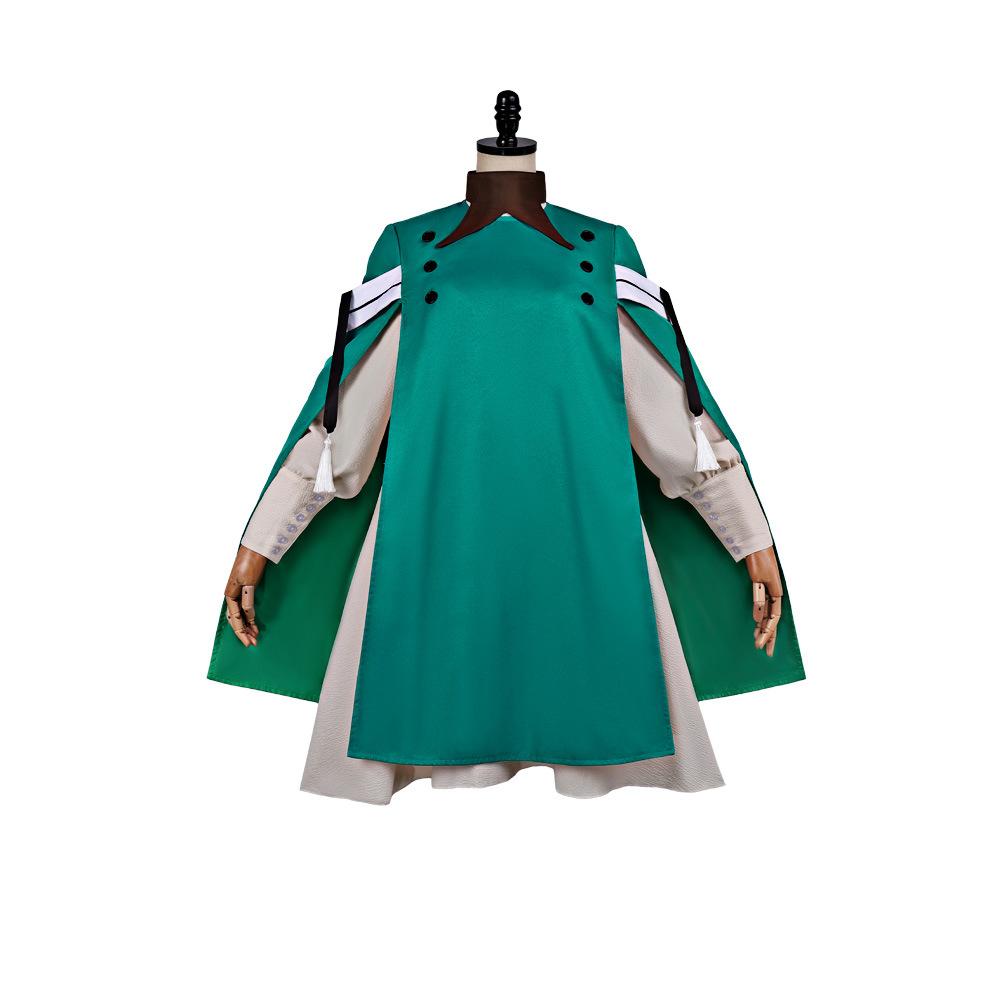 Heksenhoed Atelier Coco Cosplay Kostuum Middeleeuwse Heksenjurk met Hoed Anime Tongari Boushi no Atelier Outfit Halloween Feestpak