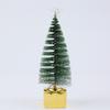 4pcs Funny LED Candle Christmas Night Light Pine Tree Plastic Xmas Tree Candle Lamps Luminous Ornament Desktop Decor