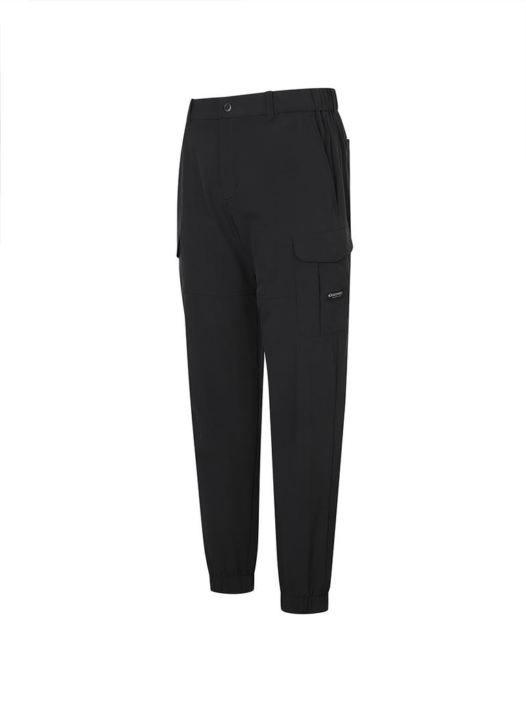 DISCOVERY EXPEDITION Freshvent Men'S High-Stretch Cargo Jogger Pants (Black)