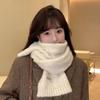 Quality Fashion Design Wool Knit Scarf Women Autumn Winter Korean Thick Warm Soft Muffler Female New Imitation Cashmere Scarf