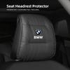 LLIT4 Leather Car Pillowcase Car Accessories Headrest Cover For BMW F30 F10 E90 F20 E46 Anti Fouling Decoration Pillowcase keychain