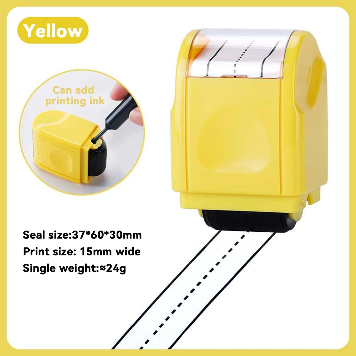 

Roller Line Stamp for Kids & Teachers English Handwriting Practice Tool, Reusable Alphabet Guide Educational Stationery Supplies жёлтый