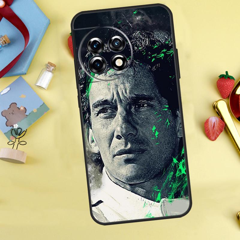Ayrton Senna F1 Cover For OnePlus 13R 13 12 12R 11 10 Pro 8T 10T OnePlus Nord 4 CE 2 3 Lite N30 N10 N20 Case