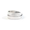 SEWNSWEN SILVER CROSS BANDAGE RING