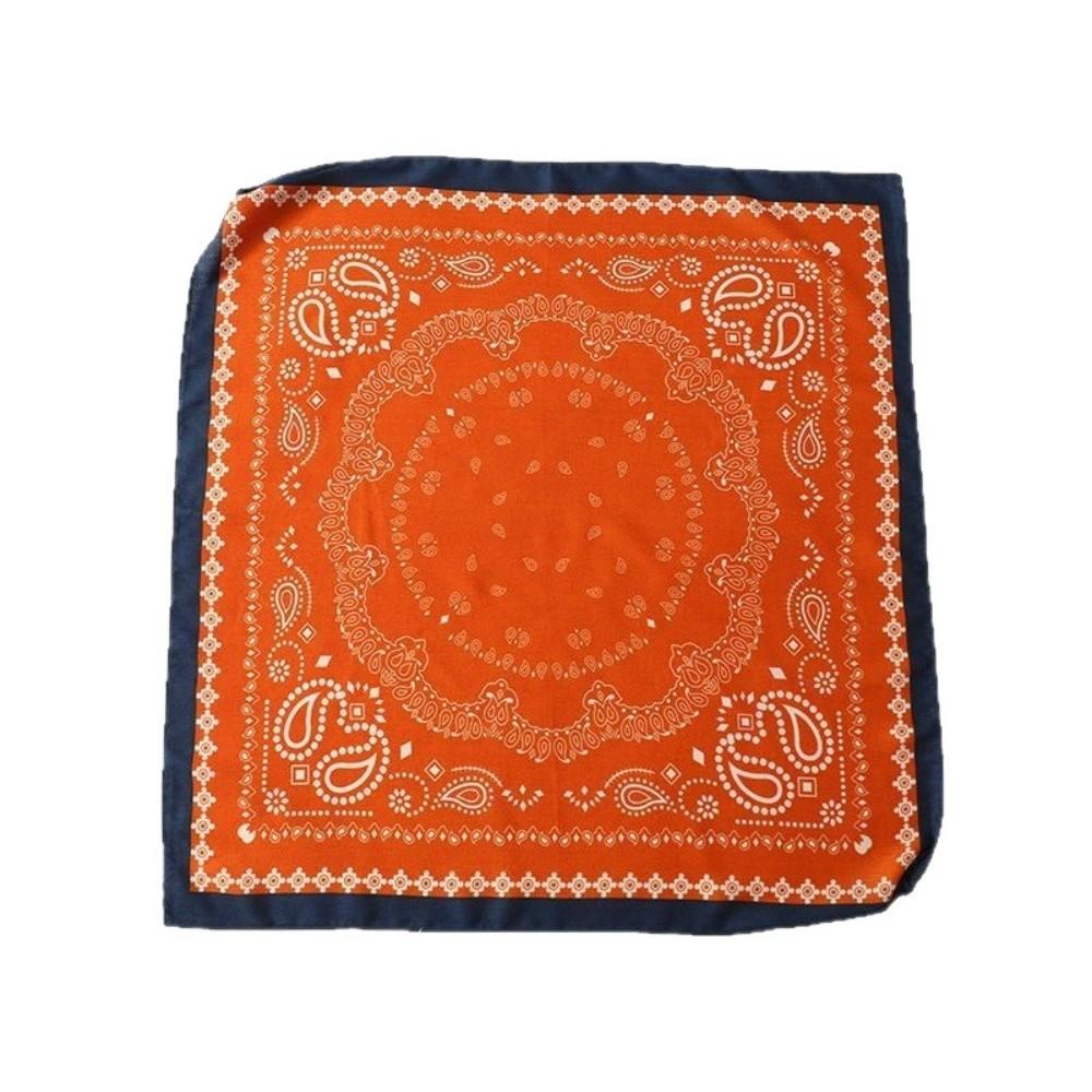 With Magnetic Buckle Neck Wraps 65x65cm Neckerchief Scarf Breathable Square Scarves Hair Decor