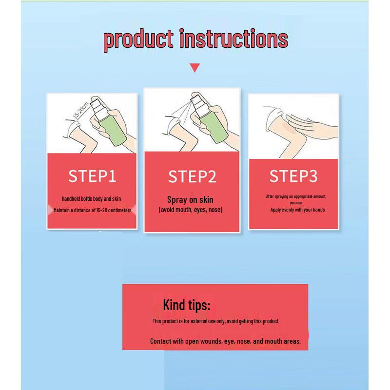 Portable Herbal Insect Bite Relief Spray