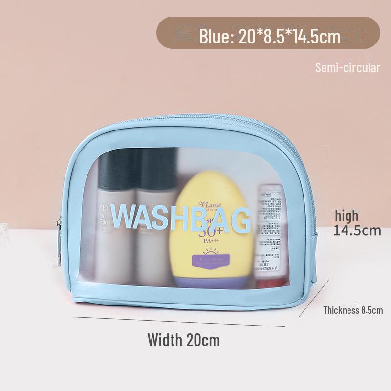 Large Capacity Waterproof PVC Travel Toiletry Bag - Cross-Border Cosmetic & Swim Storage