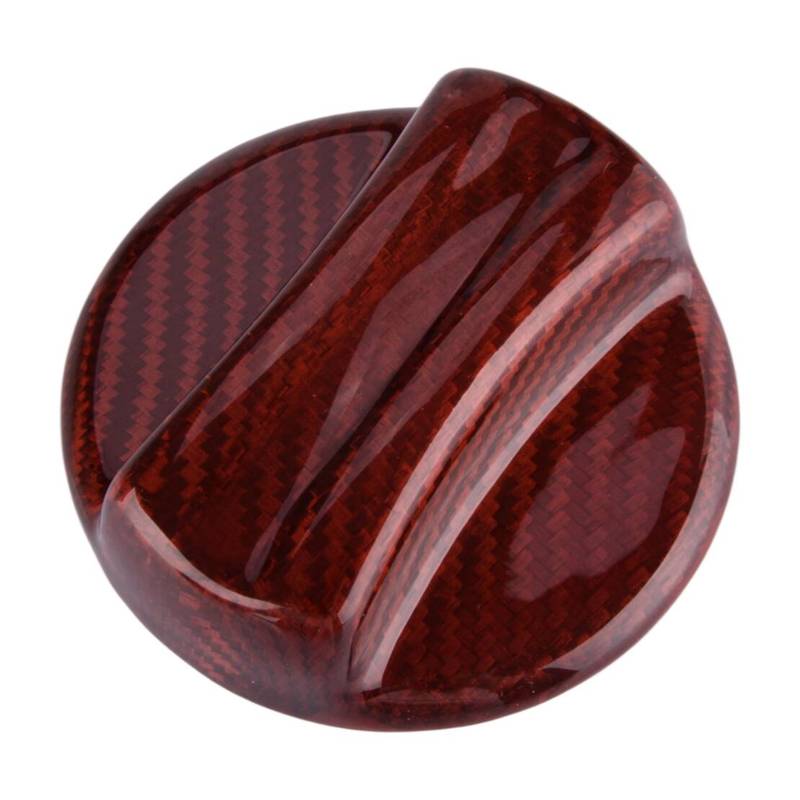 Red Real Carbon Fiber Fuel Gas Oil Tank Filler Cap Cover Trim fit for BMW 1 3 4 5 7 Series