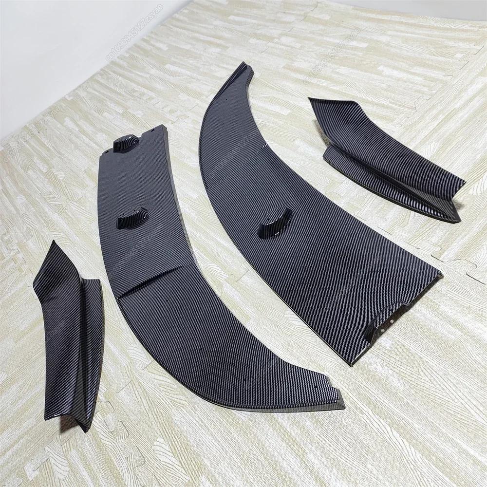 Car Front Bumper Lip Spoiler Splitter Diffuser Canard Lip Splitter For BMW 5 Series F10 F11 M-Sport 2011-2017 Body Kits Tuning