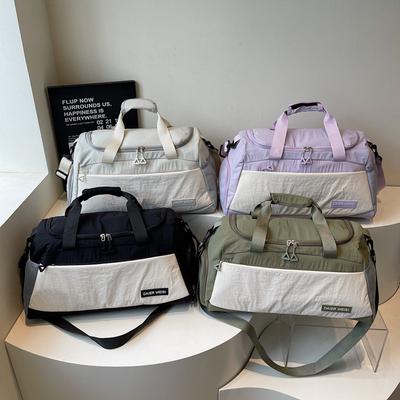 New Simple Short-distance Travel Bag Crossbody Large-capacity Sports Yoga Swimming Fitness Bag Luggage Storage Tote Bag
