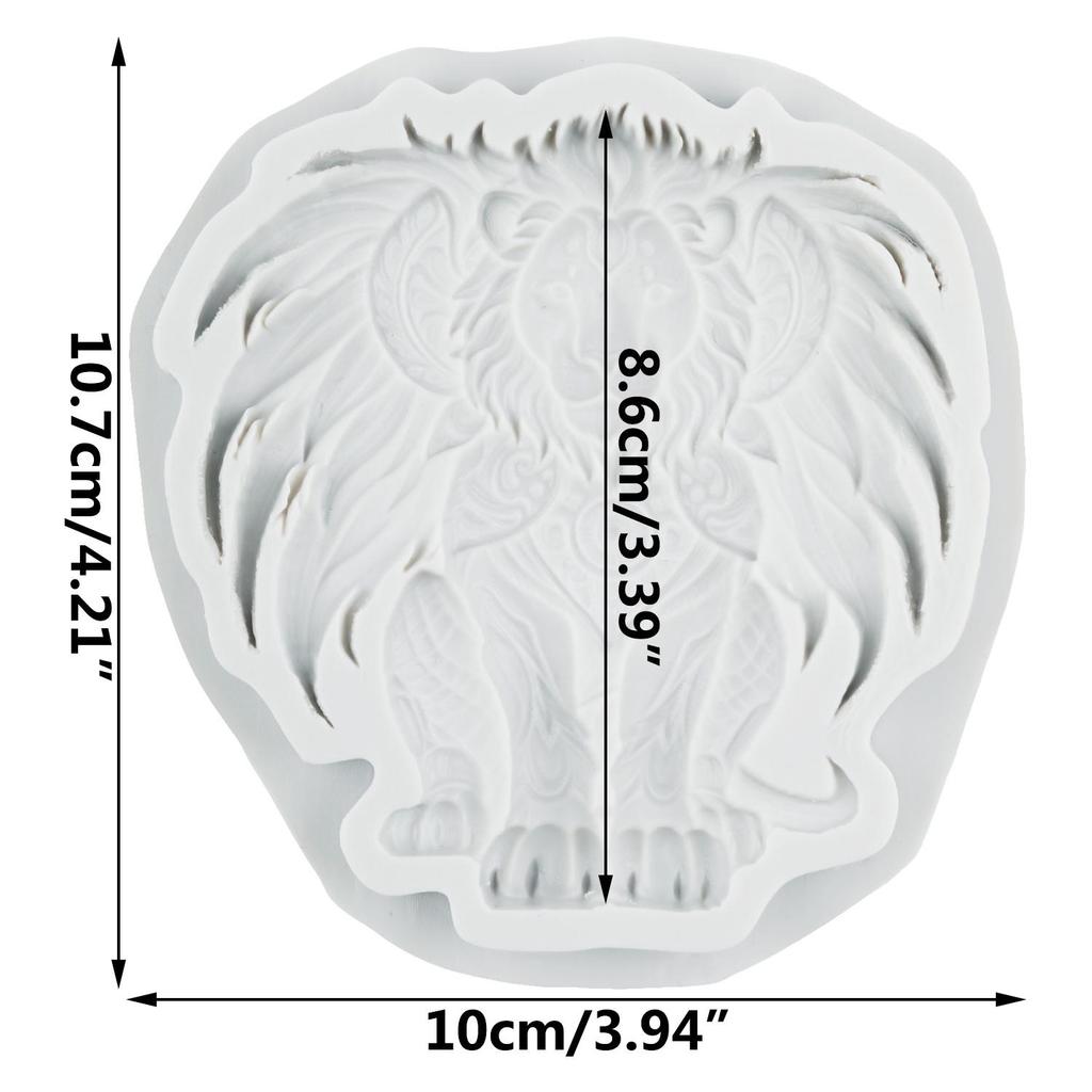 Lion Silicone Mold Lion Head Fondant Molds Cake Decorating Tools Theme Cake Dessert Decorated Chocolate Candy Mold