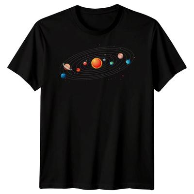 Solar System Planets Space Unisexs TShirt Astronomy Science Graphic Tee