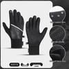 DUTRIEUX Unisex Water-Repellent Fleece Touchscreen Gloves