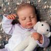 20-inch Handcrafted Reborn Baby Doll, Washable with Changeable Clothes, Soft Silicone
