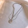 Personality Multi-Layer Stacked Necklace Women'S Fashion Design Sense Sweater Chain Simple Temperament Collarbone Chain