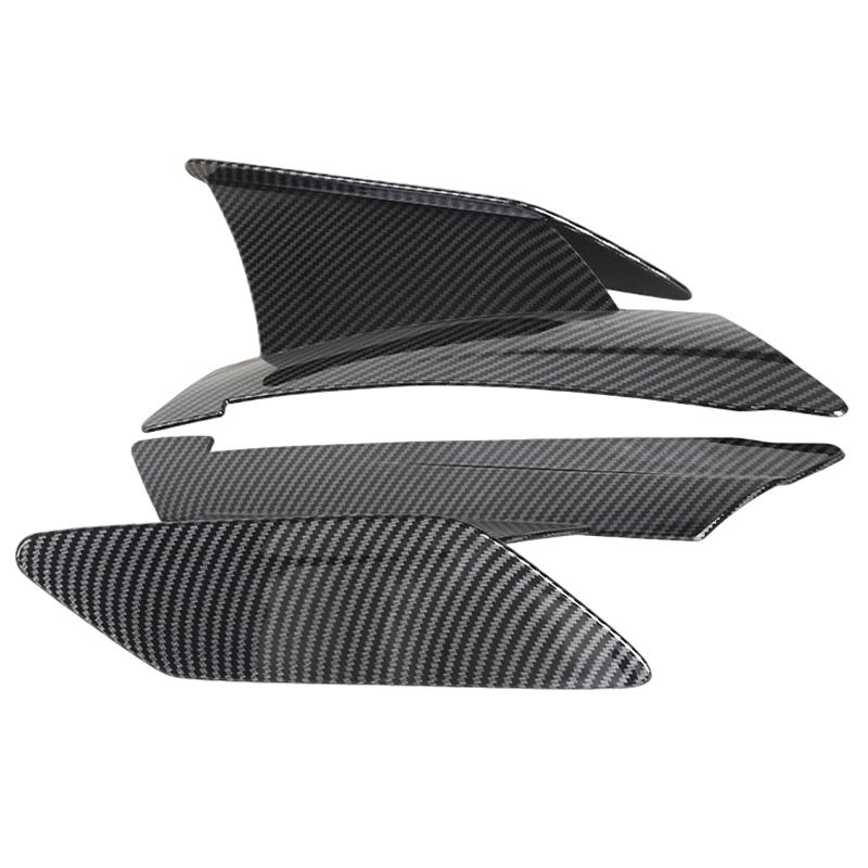 For CFMOTO 675SR 675SR-R 675SRR 675sr-r Motorcycle Fixed Wind Wing Front Aerodynamic Winglet Carbon Fiber Fairing Accessories
