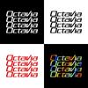 4PCS Car Door Handle Rearview Mirror Wiper Decal Sticker Decor For Skoda Octavia Rapid Fabia Superb Kodiaq Scala Karoq Kamiq VRS