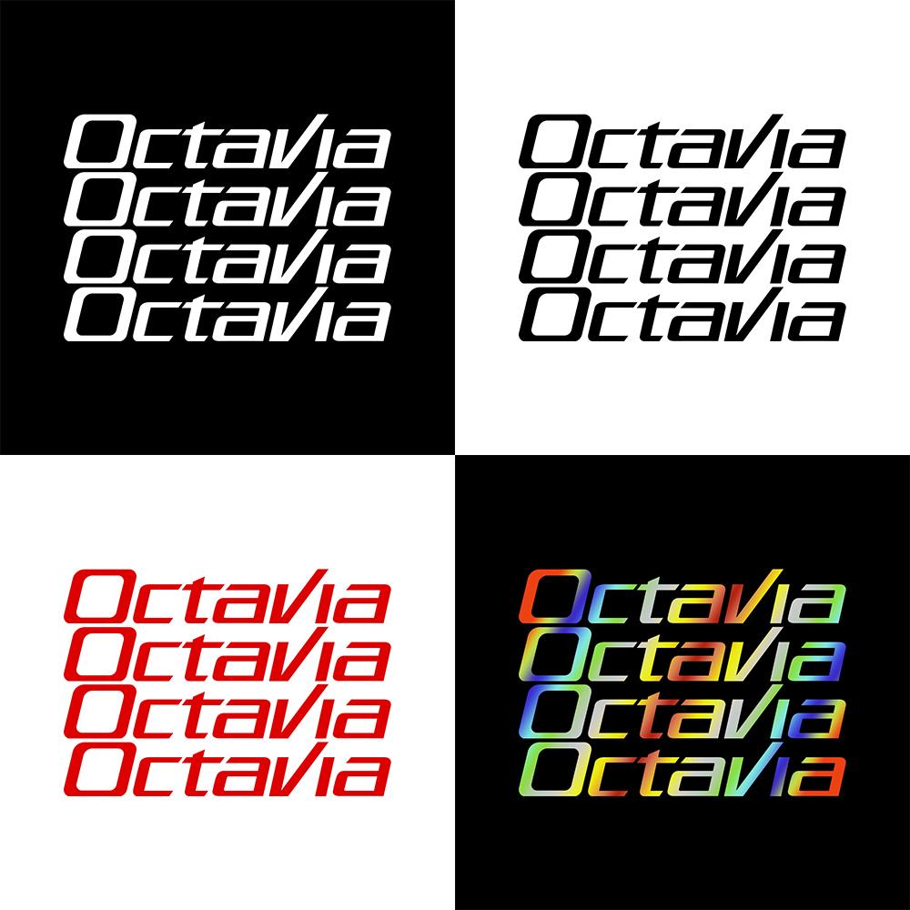 4PCS Car Door Handle Rearview Mirror Wiper Decal Sticker Decor For Skoda Octavia Rapid Fabia Superb Kodiaq Scala Karoq Kamiq VRS