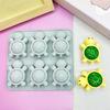 6-piece Turtle Shape Food Grade Silicone Mold Unique Cake Pudding Baking Fun Mould Iced Beverage Making Tools