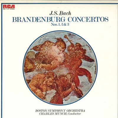 LP Record BACH, BOSTON SYMPHONY ORCHESTRA, CH - Brandenburg Concertos Nos.1,2&3 RGC1127 RCA Japan Obi Classical Used