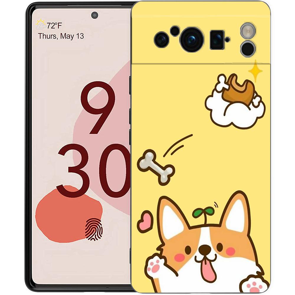 

Cocker Spaniels Cartoons Dog Cute Phone Case For Google Pixel 8 7 6 Pro 6A 7A 5G Soft Silicone Shockproof TPU Black Cover Fundas Pixel 6A