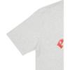 Palace Fruchtiger Buchstaben-Print Rundhals Kurzarm T-Shirt Unisex Oberteile Grau-meliert P22TS038