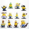 12-Piece Minions Single-Eye Blind Box Figurine Set - Desktop Ornaments