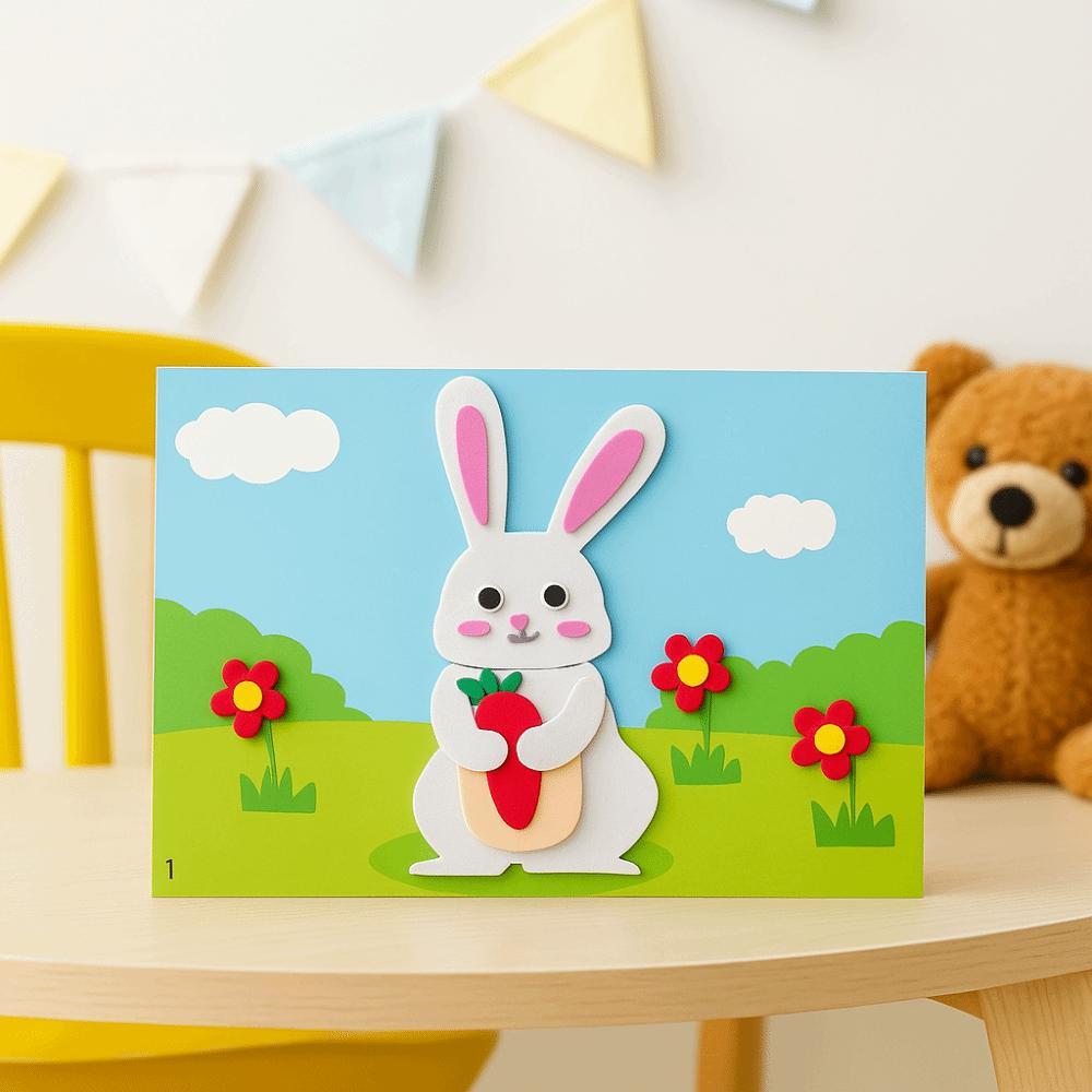 Stereoscopic Montessori  Art Craft Toy Making Material Educational Sticker Toys  Boys Baby Girls