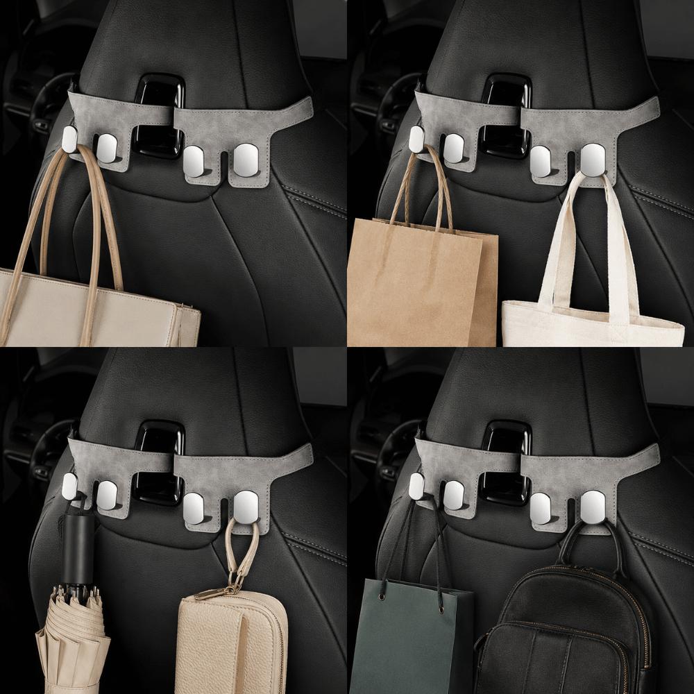 Wear-Resistant Car Headrest Hook High Load-Bearing Hanging Headrest Bag Holder Handbag