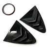 For Chevrolet Cruze 2009-2017 Car Rear Louver Window Side Shutter Cover Trim Sticker Vent Scoop ABS Carbon Fiber ABS
